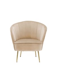 Kayoom - Sessel Loulan 125 creme modern - creme