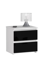Akord - Nachttisch CL2 mit 2 Schubladen - artisan-eiche