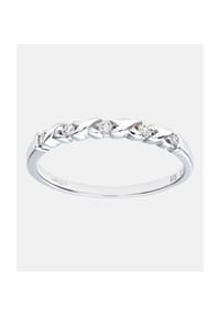 Diamant L'eternel - Eternity Ring, mit 0.1 ct Diamant, 375 Weißgold - white gold