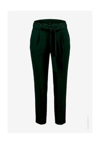 zero - Regular Fit-Hose mit Bindegürtel - 5149 GREEN FOREST