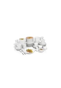SÄNGER Porzellan Geschirrset New Port - New Port - Weiss-Kaffeebecher Set New Port 6 teilig