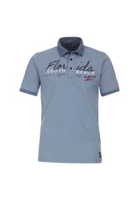 CASAMODA - Herren Polo-Shirt uni - Himmelblau
