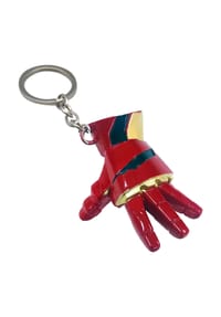 COFI - Iron Man Hand Schlüsselanhänger Accessoire für Fans und Sammler - Rot 14x9,5cm