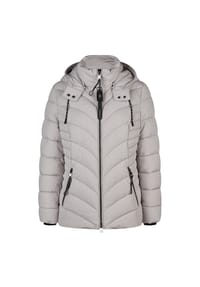 BARBARA LEBEK - Wasserdichte Steppjacke Damen mit abnehmbarer Kapuze - Wine