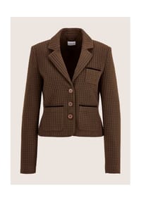 MADELEINE - Moderner Blazer mit Waffelstruktur - braun