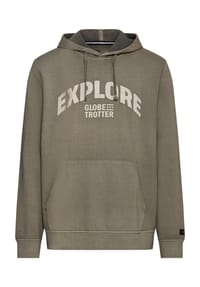 GLOBETROTTER - Hoodie, Baumwolle, für Herren - 1 M.BLUE