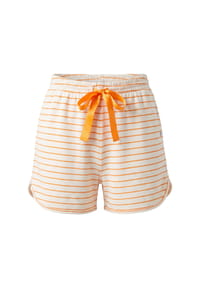 MYJAMA - Shorts Ann mit Satinband - Beige/Orange