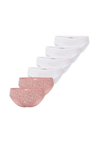 SCHIESSER - Slip 6er Pack Teens Girls 95/5 Organic Cotton - Mehrfarbig