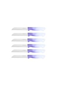 Cheffinger - Küchenmesser 18 cm mit ergonomischem Griff - Violett - Violett 1 Stück