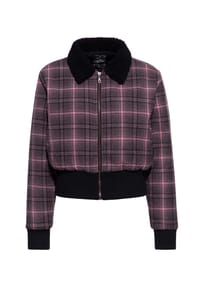 QUEEN KEROSIN - Winterjacke mit Teddy-Kragen - pink