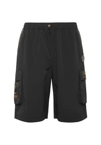 PLEIN SPORT - Shorts - black/lightgold
