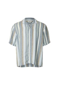 SELECTED - Freizeithemd, Comfort Fit, Kurzarm, Reverskragen, für Herren - 200631008 BLUE MIR