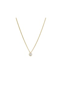LYOMI - Collier 585/- Gold 1 Diamant Lab Grown 0,10ct. - gelb