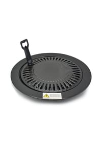 COFI - Camping Grillplatte Universal 30,5 cm - Schwarz 30,5cm durchmesser