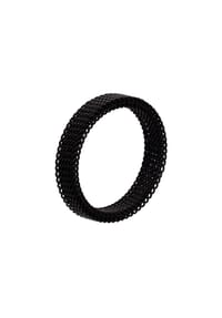 heideman - elastischer Mesh-Ring Timon schwarz farben - schwarz