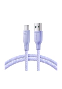 COFI - Joyroom Multi-Color Series S-A34 USB-A/USB-C-Kabel 100 W 1 m – Lila - Lila 100 x 0,5 x 0,5 cm