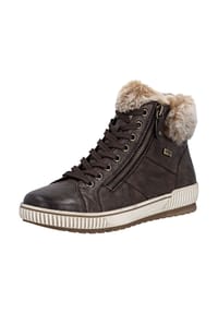 remonte® - Leder/Textil Sneaker - Blau/Grau