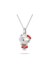 Thomas Sabo THOMAS SABO x HELLO KITTY - Hello Kitty Kette Herz - silberfarben, schwarz, rot, gelb, weiß, dunkelrot