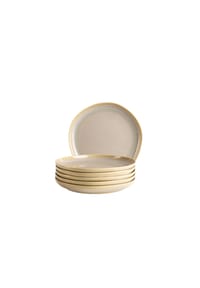 MÄSER Dessertteller Set, Steinzeug Cordelia - Cordelia - Beige / Sand