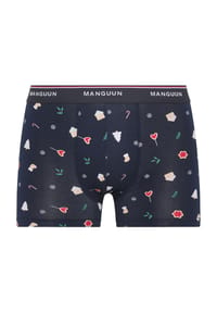 MANGUUN - Pants, 3er Pack, Baumwollmischung, für Herren - 0  NAVY/ROT/GRÜN