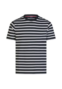 HECHTER PARIS - T-Shirt Garngefärbte Streifen - chili