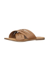 KicKers® - Leder Pantoletten - Camel