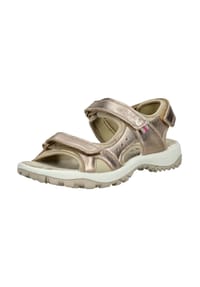 iMAC® - Leder Sandalen - Blau/Schwarz