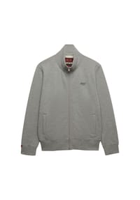 Superdry. - Herren Sweatjacke - Essential Logo Track Top, Stehkragen, Logo - Dunkelblau