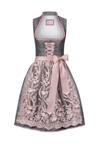 STOCKERPOINT - Dirndl "Marietta", knielang, eckiger Ausschnitt, für Damen - ALTROSA
