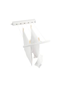 brabantia - Herausziehbare Wäscheleine, Weiß, 22 Meter - Edelstahl
