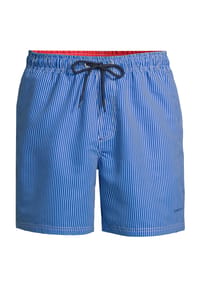 MANGUUN - Badeshorts, Tunnelzug, Streifen, für Herren - BLACK BEAUTY