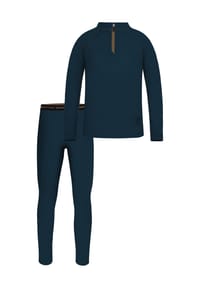 normani® - Merino Oberteil „Nyapari“ und Merino Hose „Mackay“ - Blau
