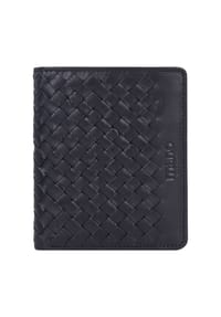 mano Don Luca - Don Luca Geldbörse Leder 10 cm - schwarz