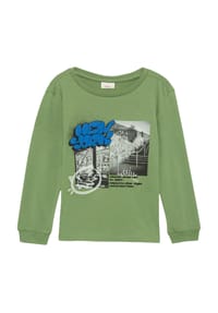 s.Oliver - Longsleeve Shirt, Baumwolle, für Kinder - 3840 RED