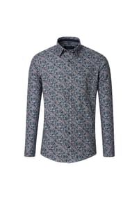 CASAMODA - Freizeithemd, Comfort Fit, Langarm, Under-Button-Down-Kragen, für Herren - 300 GRUEN