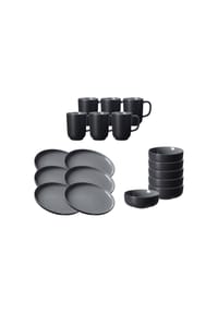 RitzenhoffAndBreker Frühstücksservice Jasper 18er Set - JASPER - grau