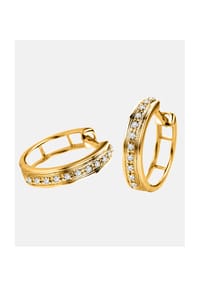 Diamant L'eternel - Ohrringe mit Diamant, 375 Gelbgold - gold
