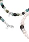 KUZZOÍ Schmuckset Herren Glas Perlen Set Halskette Armband 925 Silber Bild 4