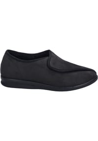 Seibel - Pantoffel "Belfort 85 W", Ziegenleder, wärmend, für Herren - SCHWARZ