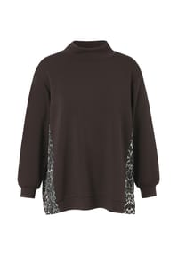 frapp - Sweatshirt Große Größen - coffee multicolor