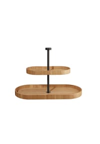 ASA - wood Etagere 2-stufig - Weidenholz