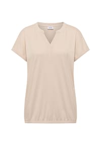 CECIL - Shirt, Split-Neck, für Damen - 16504 PEARL BEIGE