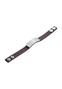 Adelia's Bold Style - Armband aus Leder 22 cm - braun
