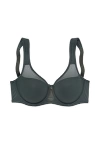 LASCANA - Nuance Minimizer-BH, Zierschleifchen, Netzeinsätze, für Damen - 4744 SAND