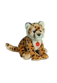 HERMANN Teddy COLLECTION® - Kuscheltier Gepard, Braun gemustert, 26 cm - mehrfarbig
