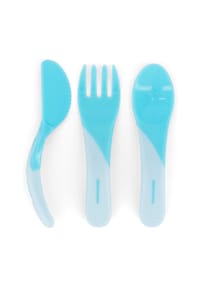 COFI - Twistshake Esslern-Besteck für Kinder Messer, Gabel und Löffel - Blau Onesize