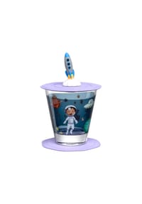 LEONARDO Trink-Set, Weltall, 215 ml, 3-teilig - BAMBINI AVVENTURA - MEHRFARBIG