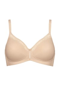 Triumph - Cotton Beauty Bügelloser BH, Spitze, für Damen - 00KF TEINT