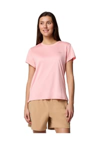 Columbia - T-Shirt BlueVista Hill™, Seitenschlitze, für Damen - 669 PINK SAND HEAT