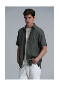 LUFIAN - Shirt BERT - BEIGE
